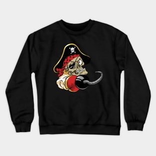 Pirate with a Red Bandana Crewneck Sweatshirt